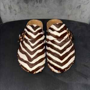 Tory Burch Zebra Mellow Studded Mule